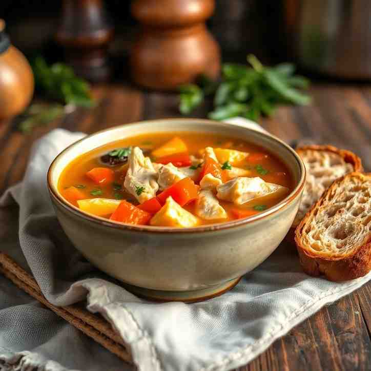 Cozy Homemade Chicken Soup Recipe